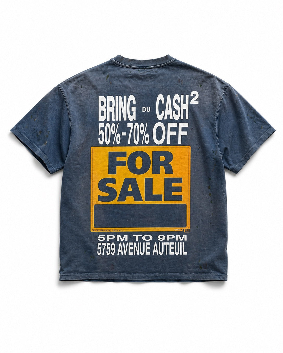 CASH TEE (BLUE)
