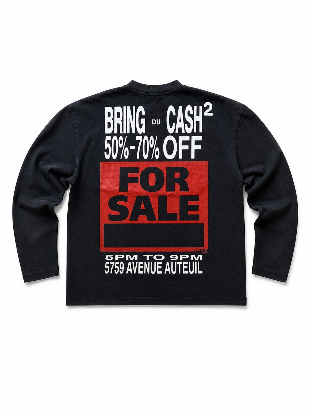 CASH LONG-SLEEVE (BLACK)