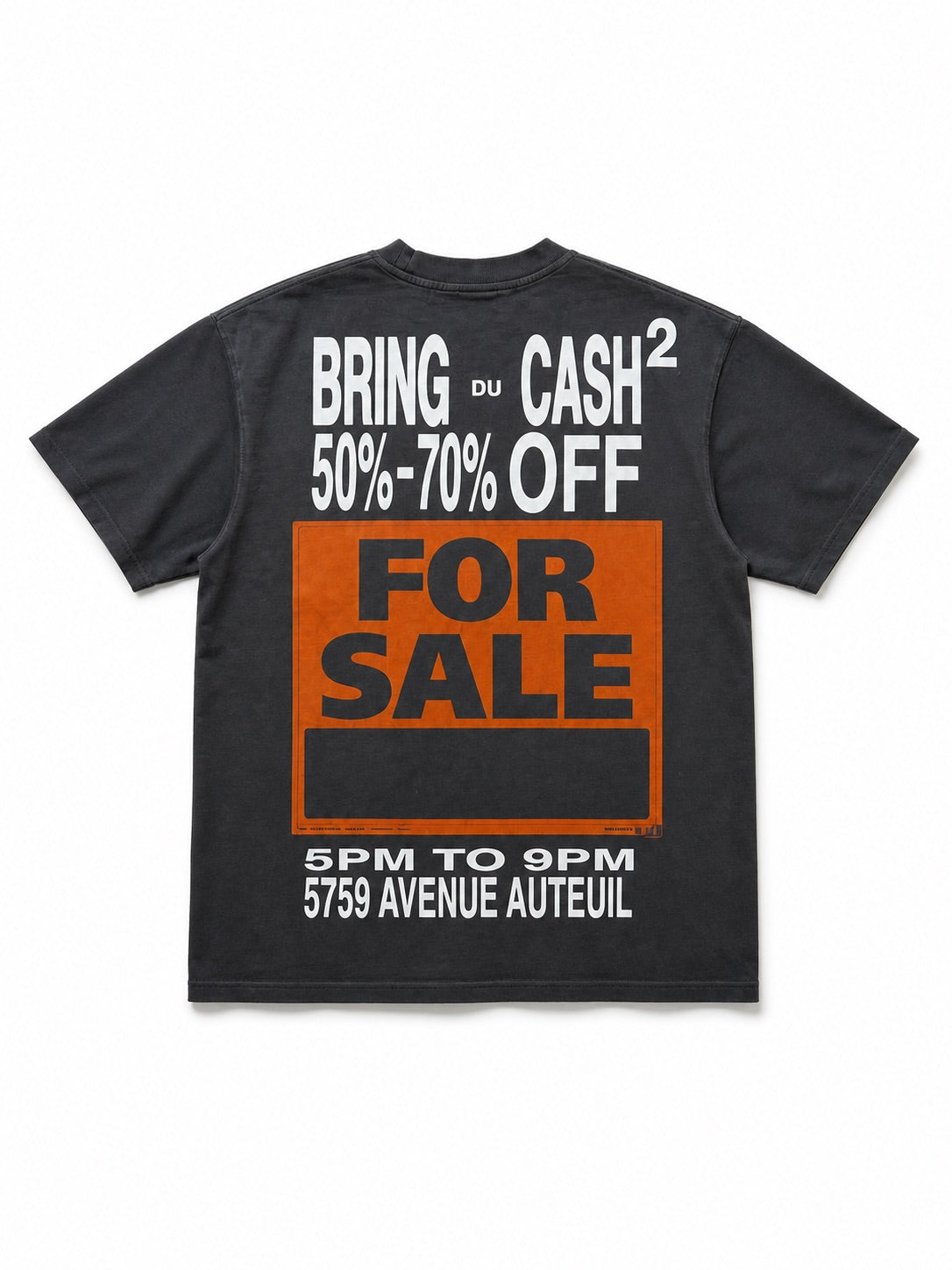 CASH TEE (GREY)