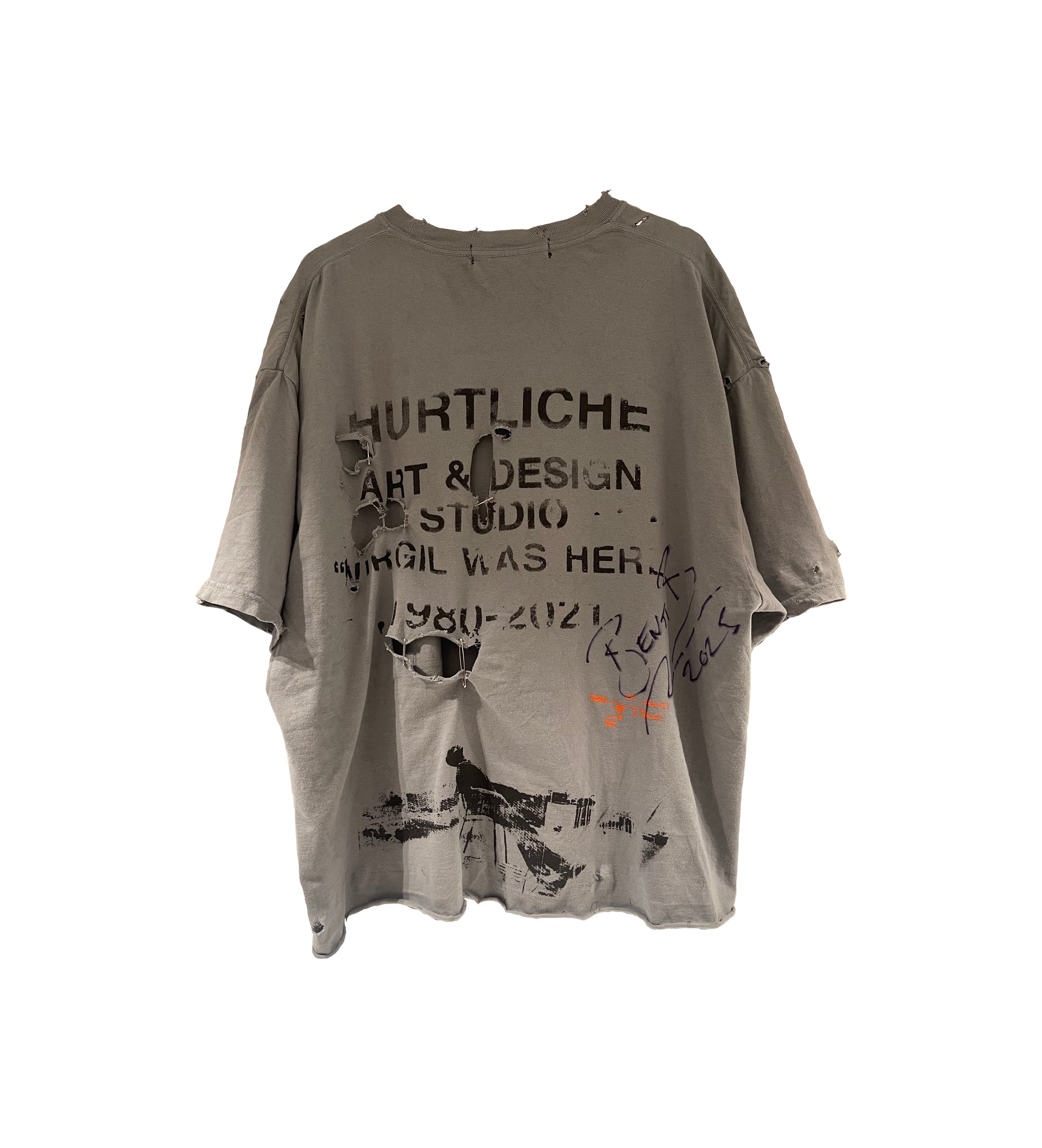 2025 Paris Exclusive Virgil Abloh Codes Tee