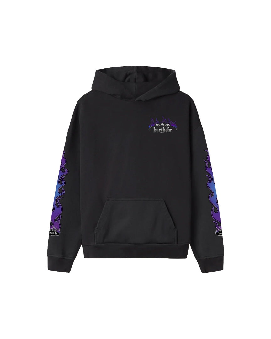 HARLEY FLAMES HOODIE (Black)